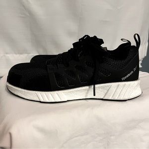 Reebok Fusion Flexweave Women’s size 9.5 composite toe work shoes, black
